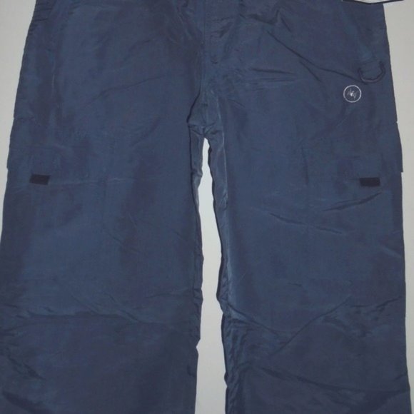 Vintage Rare Nylon Zipper Pockets Drawstring Zipper legs Cargo Pants - Picture 3 of 14